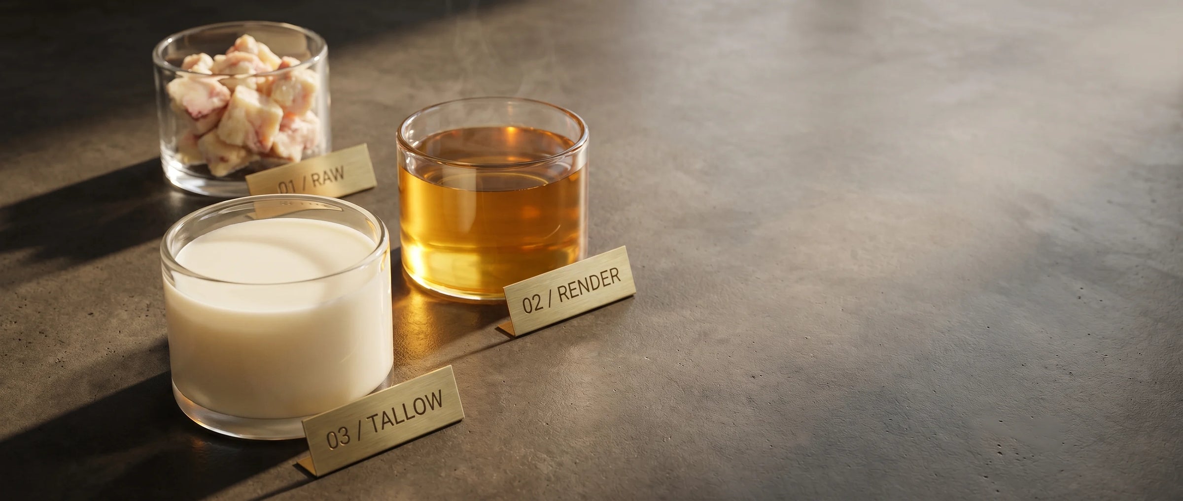 HEWN — beef tallow composition